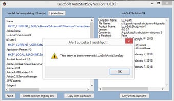 Imagen 0 para LuJoSoft AutoStartSpy