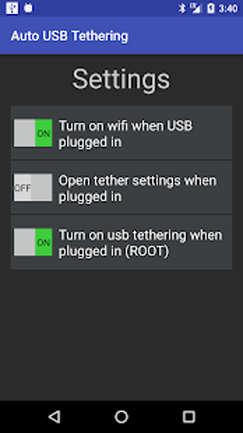 Imagen 0 para Auto USB Tethering