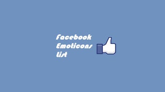 Image 0 for Facebook Emoticons List f…