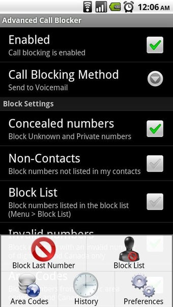 Imagen 1 para Advanced Call Blocker (An…