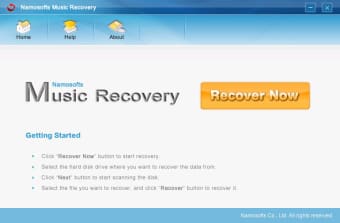 Image 0 for Namosofts Music Recovery