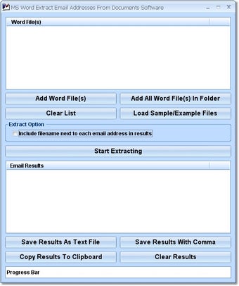 Image 0 for MS Word Extract Email Add…
