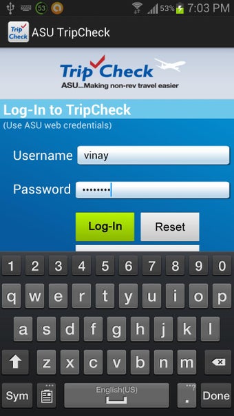 Imagen 0 para ASU Trip Check