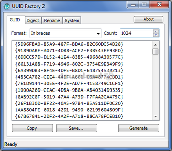 Image 0 for UUID Factory