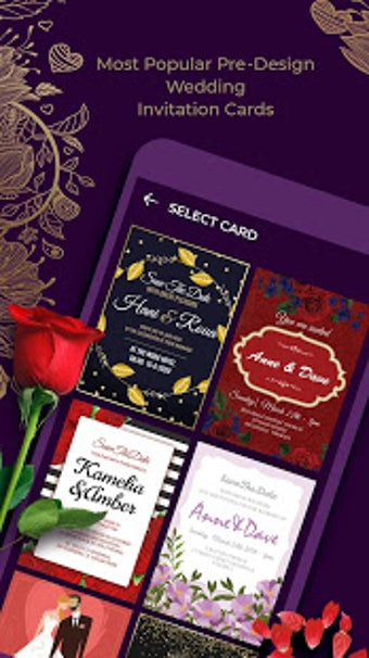 Imagen 0 para Wedding Invitation Card M…