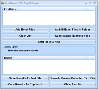 Imagen 0 para Excel Recover File Data S…
