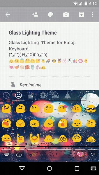 Imagen 0 para Glass Lighting Emoji Keyb…