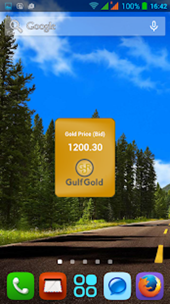 Imagen 1 para Gold Price Widget