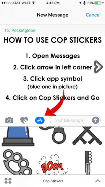 Image 2 for Cop Stickers (Copmoji)