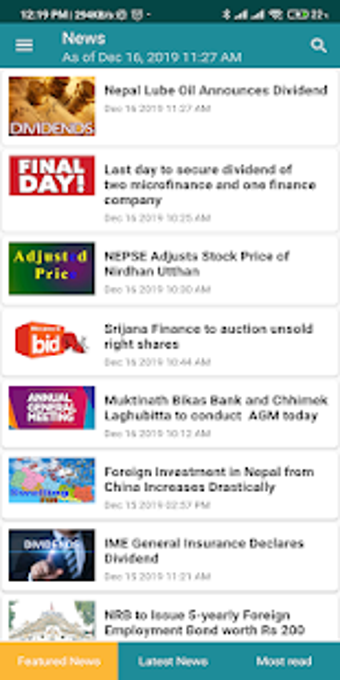 Imagen 2 para Merolagani Nepse App