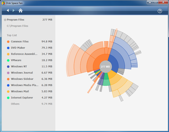 Image 0 for Disk Space Fan 4 Free