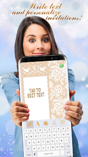 Imagen 3 para Wedding Invitation Card M…