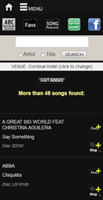 Image 0 for SongbookDB Song Search Ka…