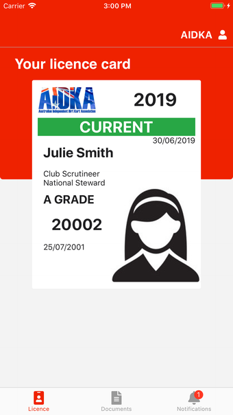 Image 0 for AIDKA Digital Licence