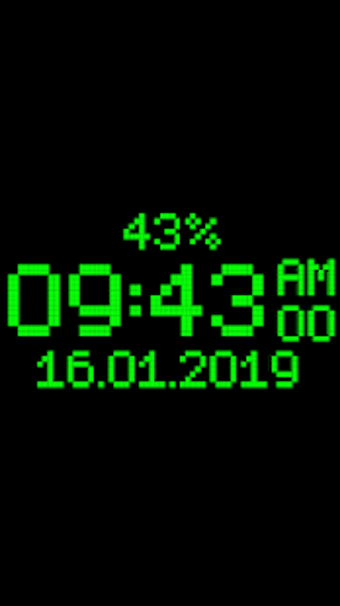 Image 1 for 3D Digital Clock Live Wal…