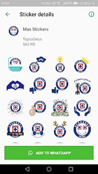 Image 1 for Stickers Cruz Azul