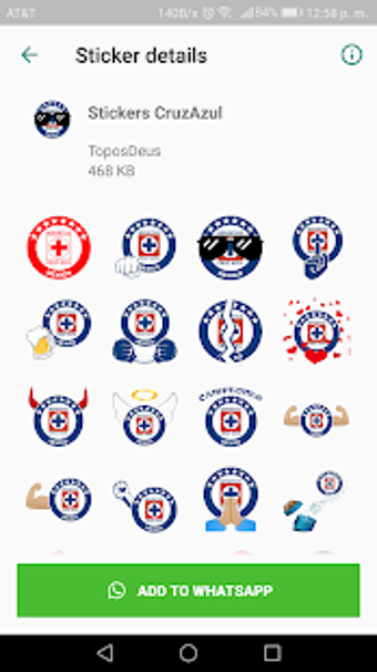 Image 1 for Stickers Cruz Azul