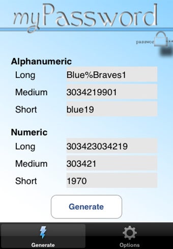 Imagen 0 para My Password Generator