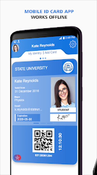 Image 1 for ID123: Student ID, Employ…