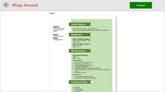 Image 3 for Resume Templates for Wind…