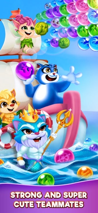 Imagen 2 para Cat Pop Island: Bubble Sh…