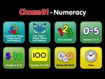 Image 0 for ChooseIt! Numeracy