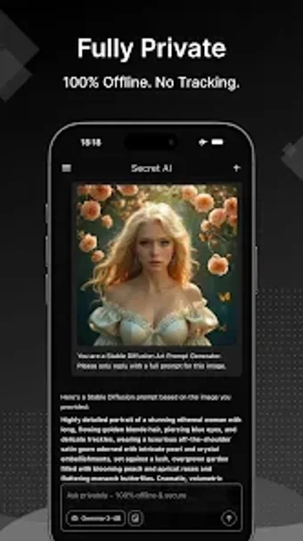 Image 0 for Secret AI: Offline AI Cha…