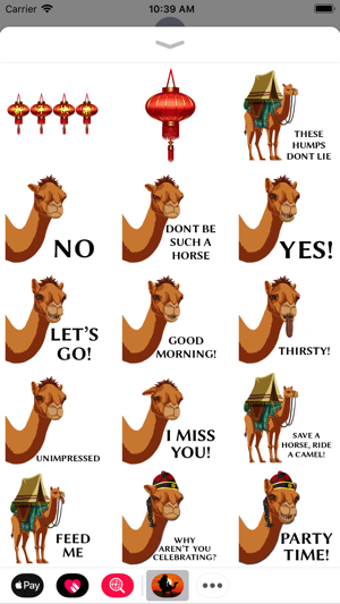 Image 1 for Silk Road Camel Stickers