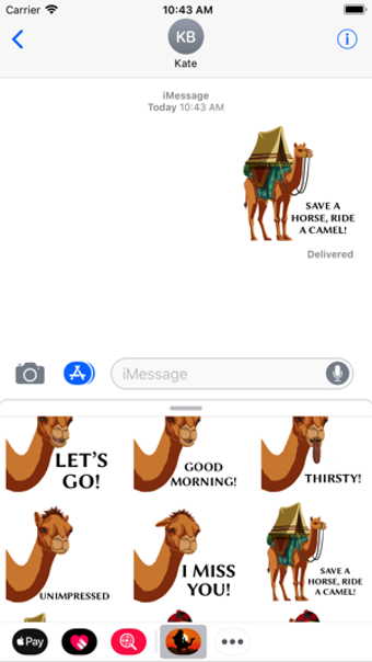 Image 0 for Silk Road Camel Stickers