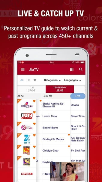 Imagen 2 para JioTV - Live TV & Catch-U…