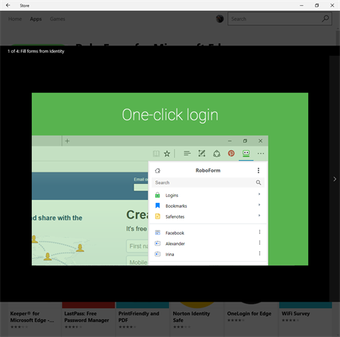 Image 1 for RoboForm for Microsoft Ed…