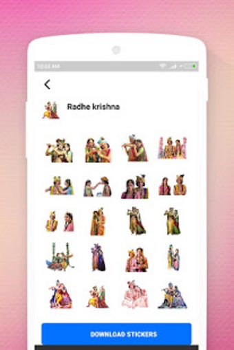 Image 2 for Radhe Krishna Stickers