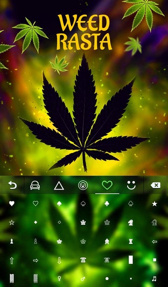 Image 1 for Weed Rasta Keyboard