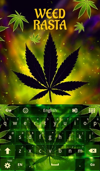 Imagen 2 para Weed Rasta Keyboard