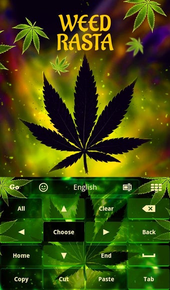 Image 2 for Weed Rasta Keyboard
