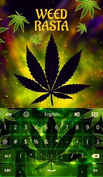 Imagen 1 para Weed Rasta Keyboard