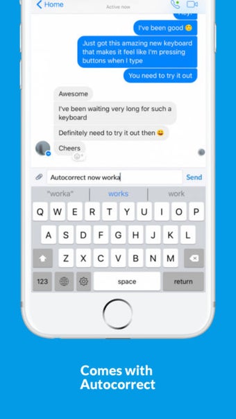 Imagen 1 para Haptic Keyboard for iPhon…