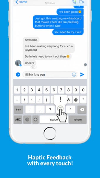 Imagen 0 para Haptic Keyboard for iPhon…