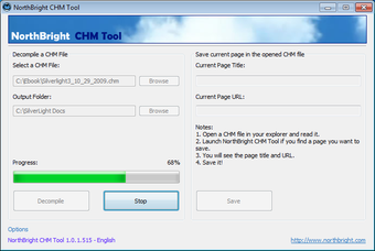 Image 0 for NorthBright CHM Tool