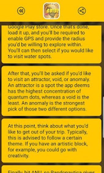 Imagen 1 para Guide For Randonautica