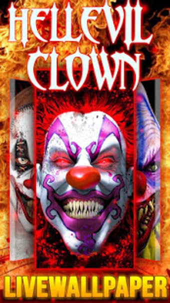 Image 3 for Hell Evil Clown Live Wall…