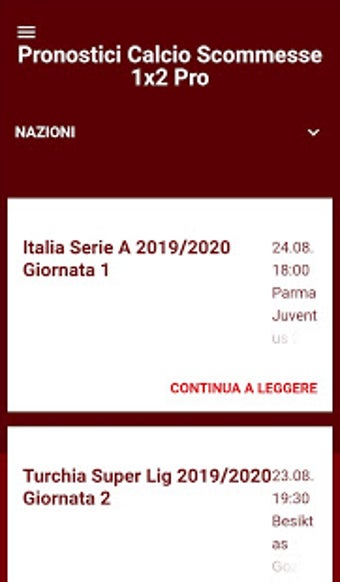 Image 2 for Pronostici calcio 1x2 Pro
