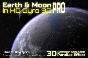 Image 3 for Earth & Moon in HD Gyro 3…