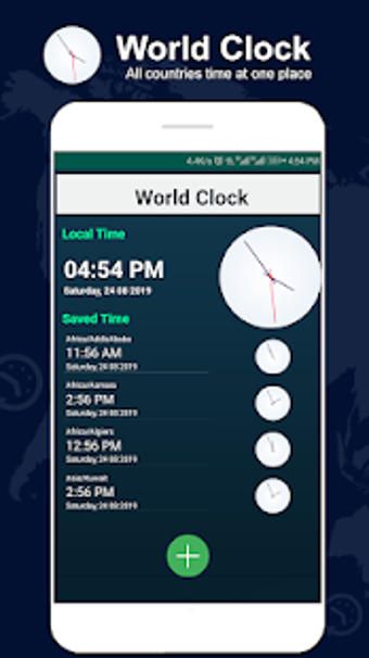 Image 3 for World clock and all count…