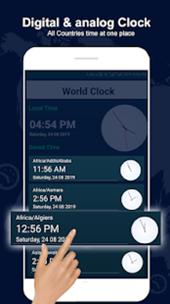 Image 2 for World clock and all count…