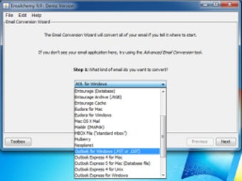 Image 0 for Emailchemy for Linux
