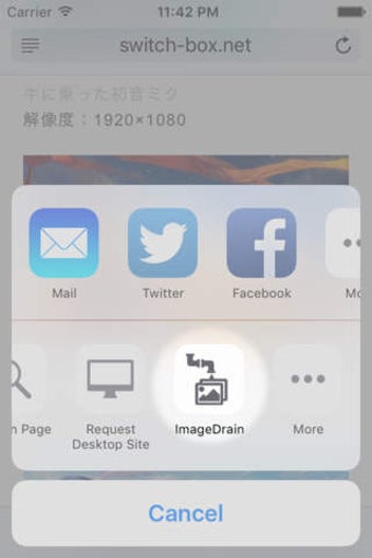 Imagen 0 para ImageDrain for Safari Ext…