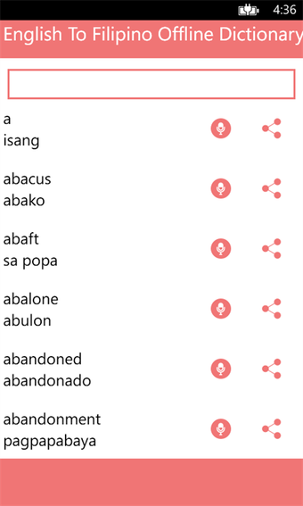 Imagen 1 para English To Filipino Offli…