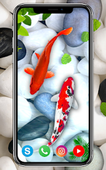 Image 3 for KOI Fish Live Wallpaper :…