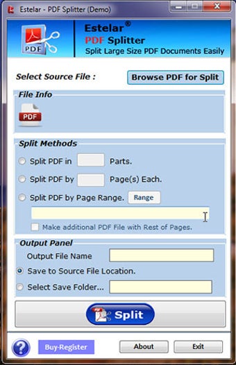 Image 0 for Estelar PDF Splitter